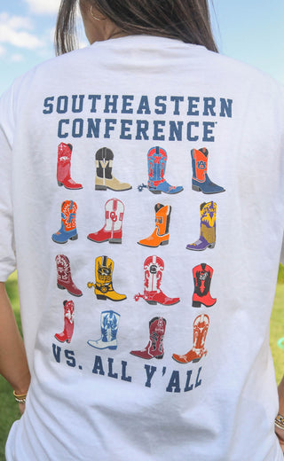 charlie southern: sec boots t shirt