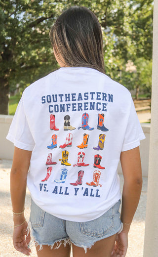charlie southern: sec boots t shirt