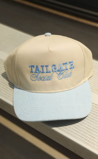 charlie southern: tailgate social club trucker - denim
