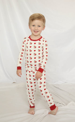 arkansas wild boar unisex kids pajamas - two piece