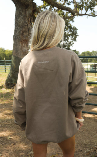 friday + saturday: stuffing society sweatshirt