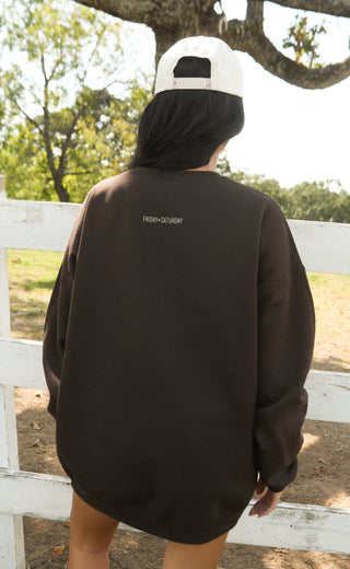 friday + saturday: the little things sweatshirt