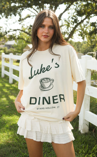 friday + saturday: luke's diner tee