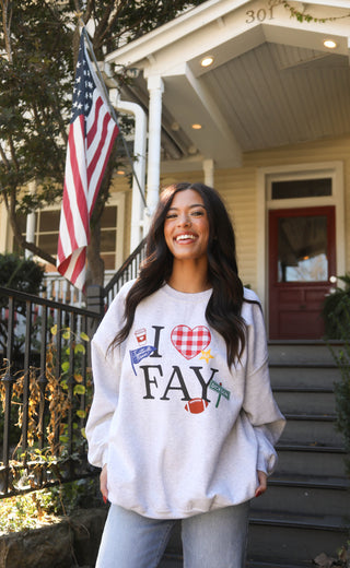 charlie southern: i heart fay sweatshirt