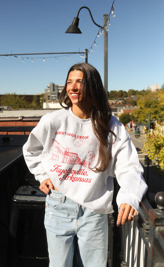 charlie southern: greetings from fayetteville sweatshirt