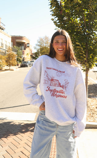 charlie southern: greetings from fayetteville sweatshirt