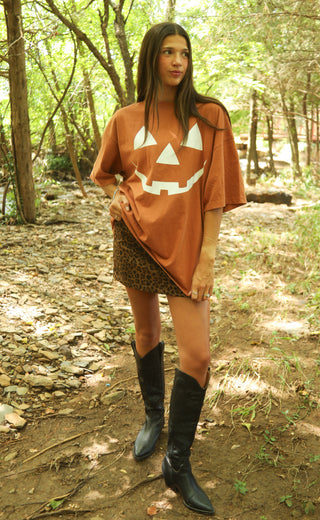 charlie southern: pumpkin oversized tee