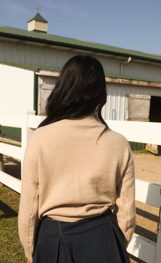 never strangers sweater - oatmeal