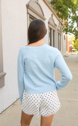 z supply: medina cardigan - serene blue