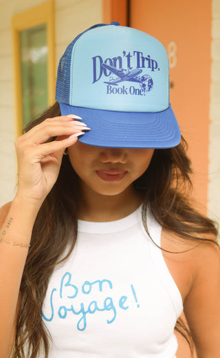 friday + saturday: don't trip trucker hat