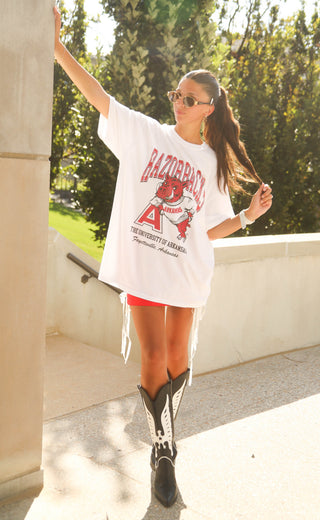 charlie southern: razorbacks vault tee