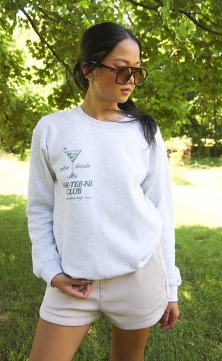 friday + saturday: mar tee ni club sweatshirt