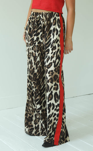 knowing better leopard pants