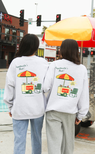 charlie southern: yancey's hot dogs sweatshirt