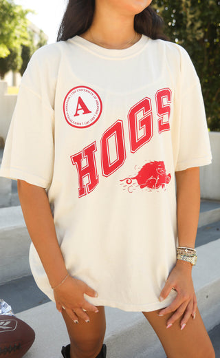 charlie southern: hogs badge vault t shirt