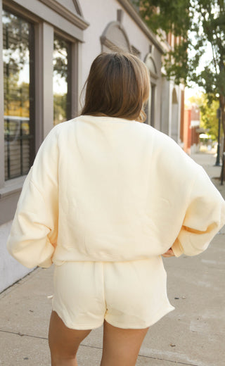 crash into me set - butter yellow