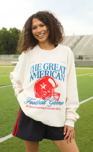 charlie southern: great american football game sweatshirt