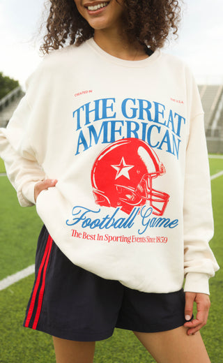 charlie southern: great american football game sweatshirt