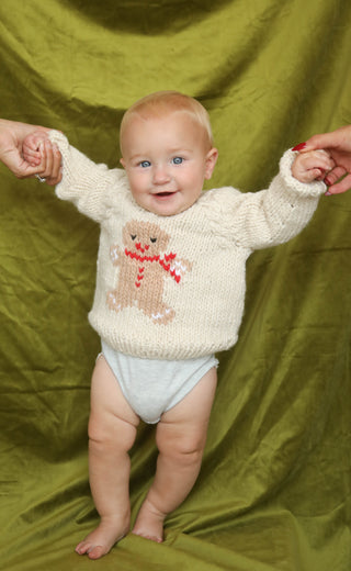 huggalug: gingerbread sweater