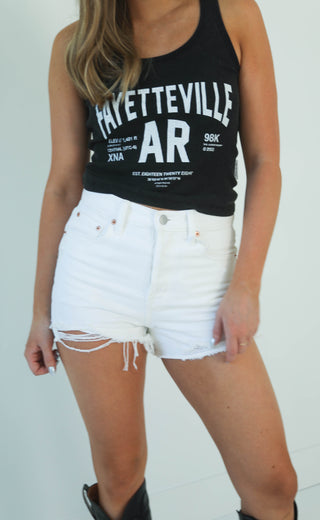 the laundry room: fayetteville tank - black