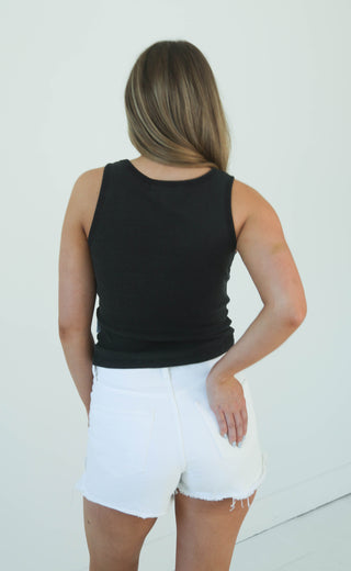 the laundry room: fayetteville tank - black