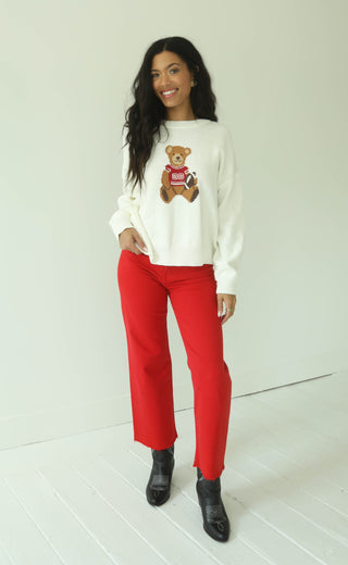 quarterbear cutie long sleeve sweater