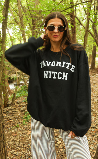 friday + saturday: favorite witch sweatshirt