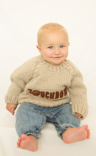 huggalug: touchdown football sweater