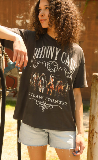 daydreamer: johnny cash outlaw country merch tee