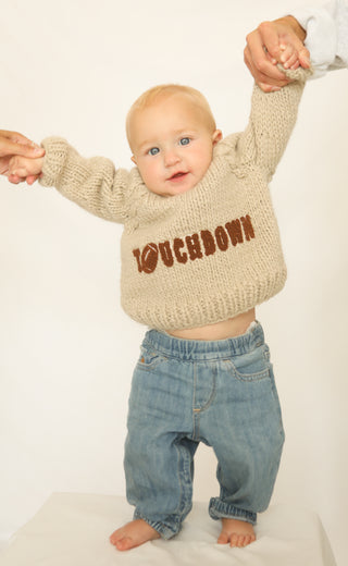 huggalug: touchdown football sweater