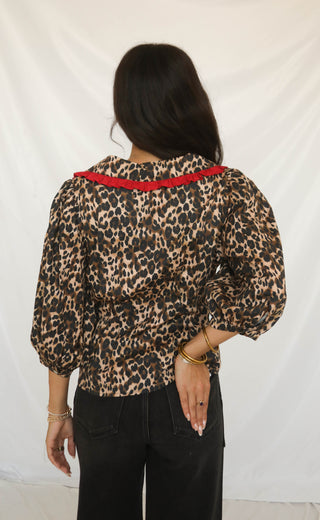 always be my home leopard top