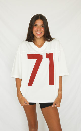 arkansas oversized tee