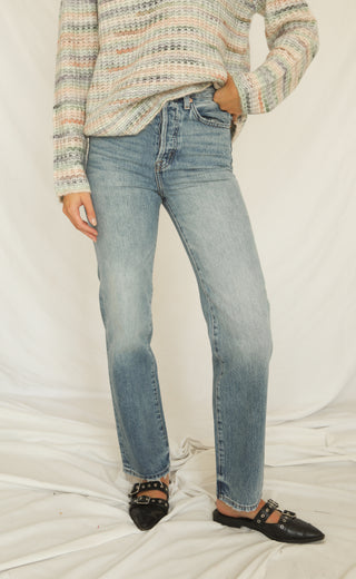 pistola: lennon high rise crop boot - ami