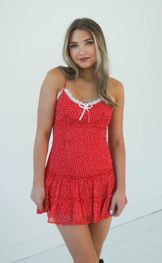 sideline sweetie mini dress