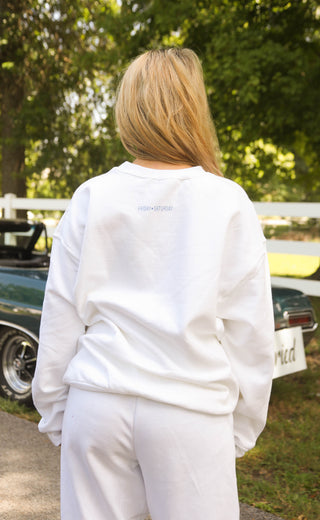 friday + saturday: going to the chapel sweatshirt