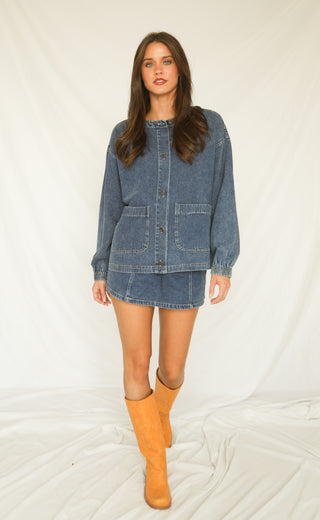 something about you denim jacket