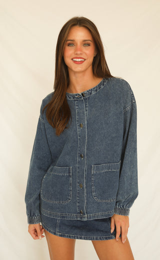 something about you denim jacket