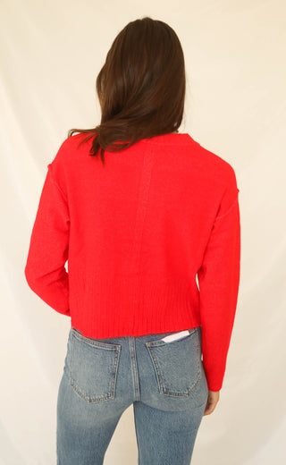 cherry bomb cardigan sweater