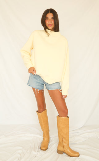 butterfly effect wide neck sweatshirt