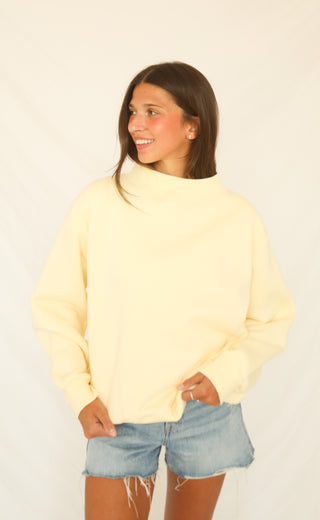 butterfly effect wide neck sweatshirt