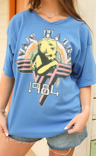 daydreamer: van halen 1984 oversized jersey