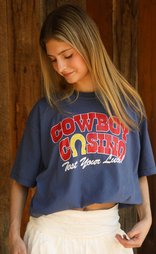 charlie southern: cowboy casino t shirt