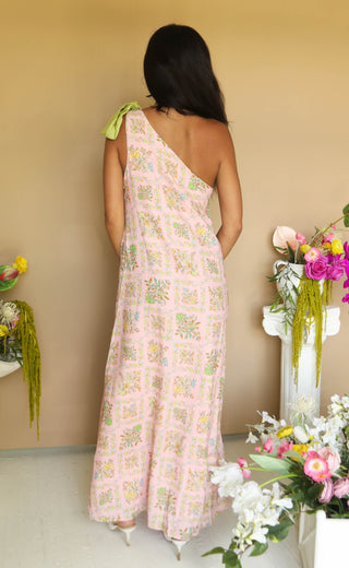 blush rush floral maxi dress