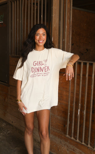 friday + saturday: girl dinner (most important meal) t shirt