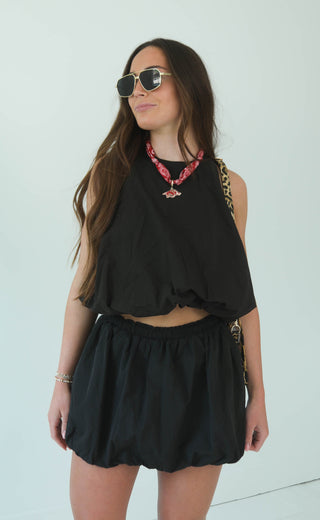 back talk top - black