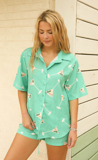midnight martinis pj set
