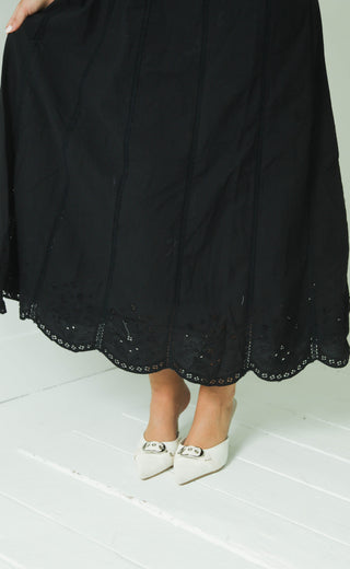 z supply: dani embroidered midi dress