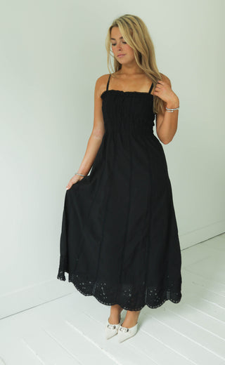 z supply: dani embroidered midi dress