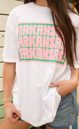 friday + saturday: arkansas! t shirt