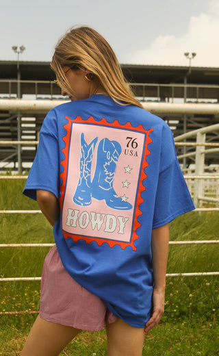 charlie southern: howdy stamp tee
